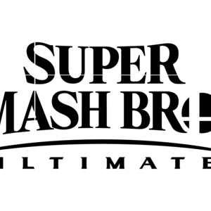 The English logo for Super Smash Bros. Ultimate