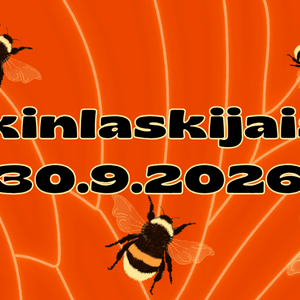 Banner with text Lakinlaskijaiset and date 30.9.2026