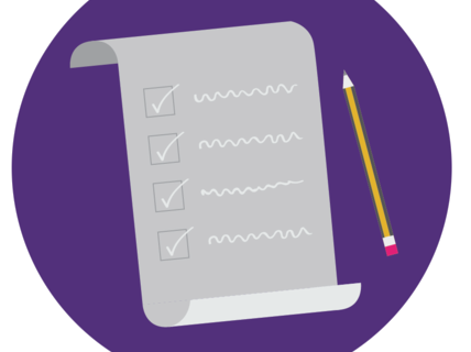 Muistilista, ympyrä