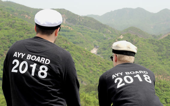 Lakkiedustus Kiinan muurilla