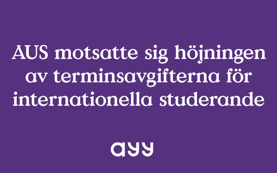 Purple background with white text