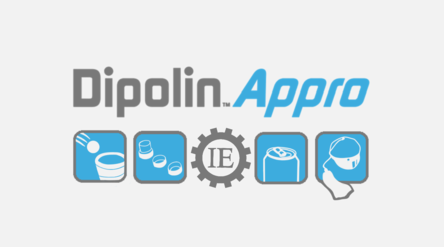 Kuvassa on Dipolin Appron -logo, joka mukailee wii-sportin logoa. Tekstin alla on erilaisia lajikuvia ja IE-ratas.