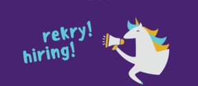 picture of a unicorn with a megofone shouting that AYY is hiring