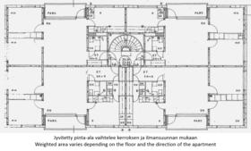 Kirkonkyläntie 16, Pohjakuva kolmio 61,5m2