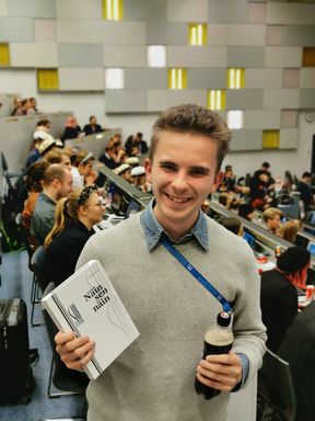 Frans Cederlöf, vastavalittu SYL:n hallituslainen 2020.