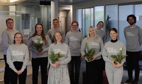 Kuvassa juuri valittu vuoden 2021 hallitus