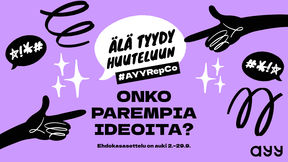 Onko parempia ideoita? Ehdokasasettelu on auki 2.-29.9.