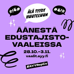 Äänestä edustajistovaaleissa