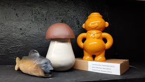 Kuvassa taidehankinnat vuodelta 2021