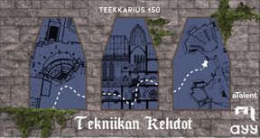 pohjapiirustuksia rakennuksista