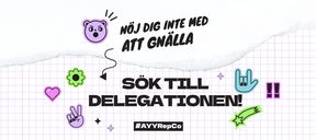 Sök till delegationen