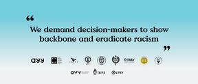 "We demand decision-makers to show backbone and eradicate racism"