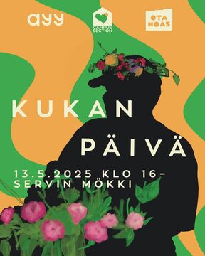 Flora Day, May 13th at 4, poster with info.