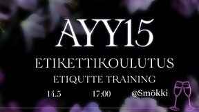 AYY15 etikettikoulutus
