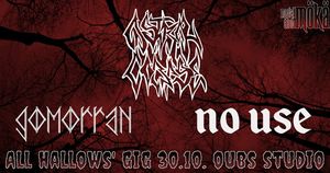 Event banner with band logos