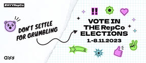 Don't settle for grumbling, vote!