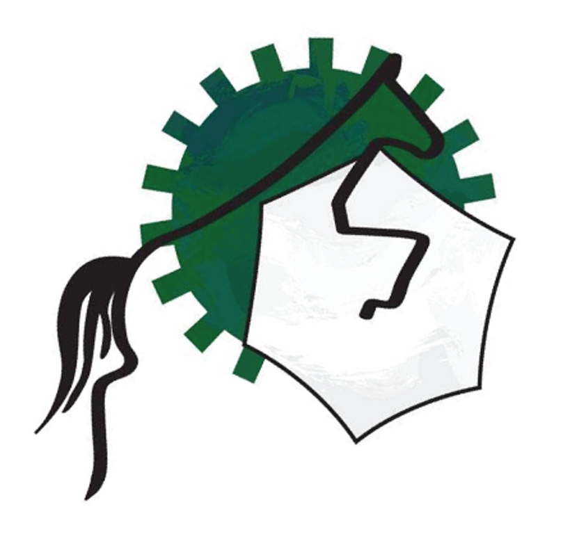 Teekkariratsastajat logo