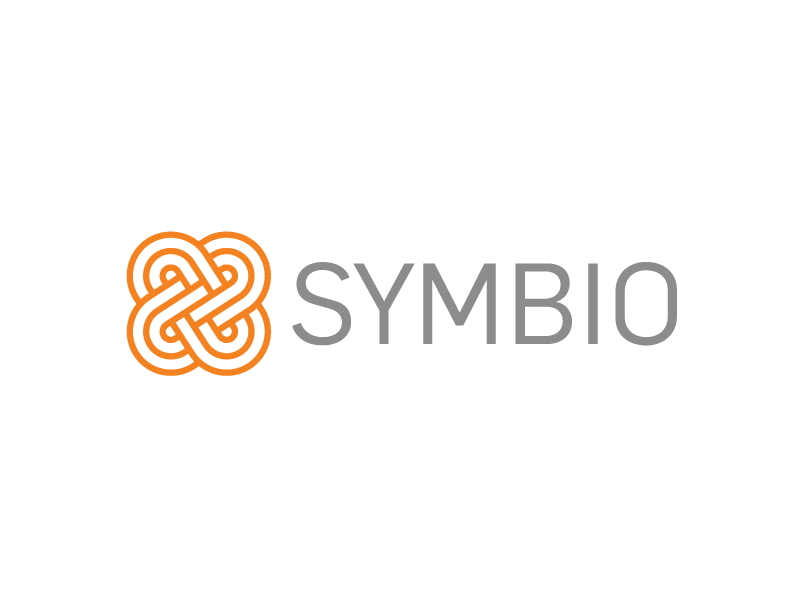 Symbio's logo.